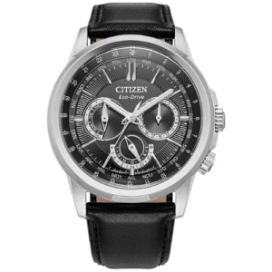 Đồng Hồ Citizen Chính Hãng Nam  BU2100-05E Calendrier World Time Black Dial Men's Watch