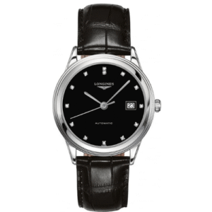 Đồng Hồ Longines Chính Hãng Nam L4.899.4.57.2 L48994572 Automatic Black Leather Men's Watch
