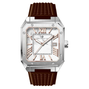 Đồng Hồ Christian Van Sant Nam Chính Hãng CV6184 Mosaic White Dial Watch Men's Watch