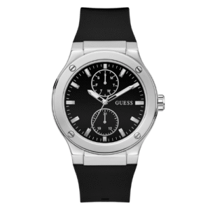 Đồng Hồ Guess Chính Hãng Nam GW0491G3 Jet Collection Analog Black Dial Men's Watch