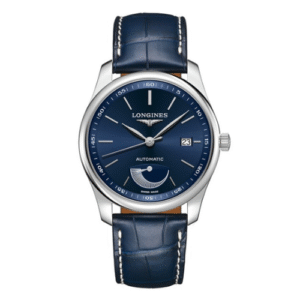 Đồng Hồ Longines Chính Hãng Nam L2.908.4.92.0 Master Blue Tone Collection Watch 40mm