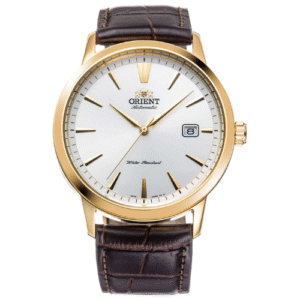 Đồng Hồ Orient Chính Hãng Nam RA-AC0F04S10B Automatic Symphony 3 Brown Leather Men's Watch