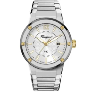 Đồng Hồ Salvatore Ferragamo Chính Hãng Nam SFHY02922 F80 Silver Steel Men's Watch