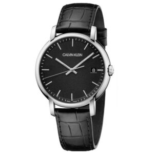 Đồng Hồ Calvin Klein Chính Hãng Nam K9H211C1 Quartz Black Dial Black Leather Men's Watch