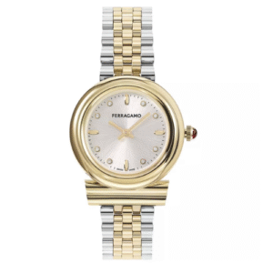 Đồng Hồ Salvatore Ferragamo Chính Hãng Nữ SFMV01423 Gancini Diamond Quartz Ladies Watch