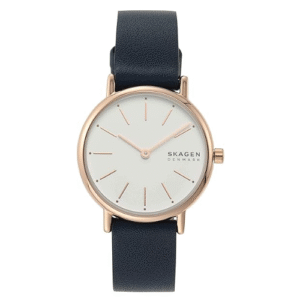 Đồng Hồ SKAGEN Chính Hãng Nữ SKW2838 Leather Quartz Women's Watch