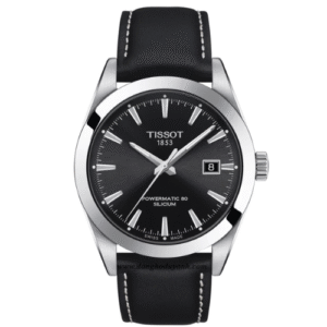 Đồng Hồ Tissot Nam Chính Hãng T127.407.16.051.00 Gentleman Powermatic 80 Silicium Black Dial Men's Watch