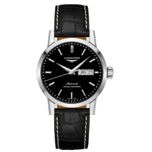 Đồng Hồ Longines Chính Hãng Nam L4.827.4.52.0 Annual Calendar Black Dial Men's Watch