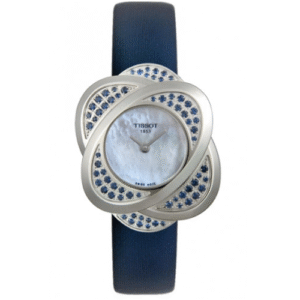 Đồng Hồ Tissot Chính Hãng Nữ T03.1.235.80 White Dial Flower Ladies Watch