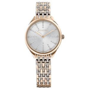 Đồng Hồ Swarovski Chính Hãng Nữ 5610484 Attract Quartz Crystal Rose Gold Dial Ladies Watch