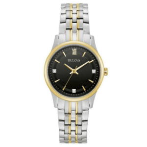 Đồng hồ Bulova Nữ Chính Hãng 98P196 Two-Tone Stainless Steel Ladies Watch