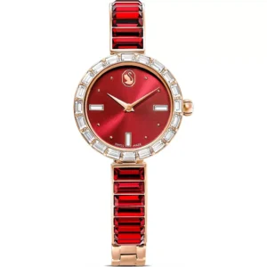 Đồng Hồ Swarovski Chính Hãng Nữ 5690811 Matrix Red Tone Watch 25mm