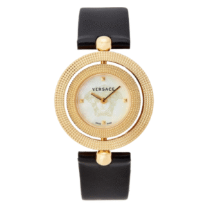 Đồng Hồ Versace Chính Hãng Nữ V79080017 Eon Mother of Pearl Dial Black Leather Ladies Watch