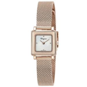Đồng Hồ Salvatore Ferragamo Chính Hãng Nữ SFBY00219 Galleria 20mm Square Quartz Ladies Watch