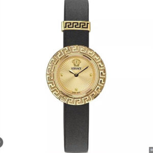 Đồng Hồ Versace Chính Hãng Nữ La Greca Quartz Gold Dial Ladies Watch VE8C00224