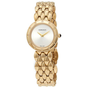 Đồng Hồ Versace Chính Hãng Nữ VEBN00818 'V-Flare' Quartz Tone and Gold Plated Women's Watch