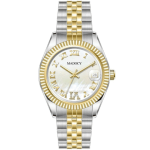 Đồng Hồ Madocy Nữ Chính Hãng M81687 Demi Gold Dial Steel Ladies Watch